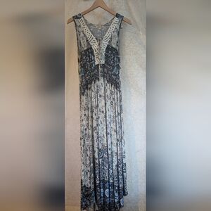 OneWorld BOHO Maxi Dress Sz Large.